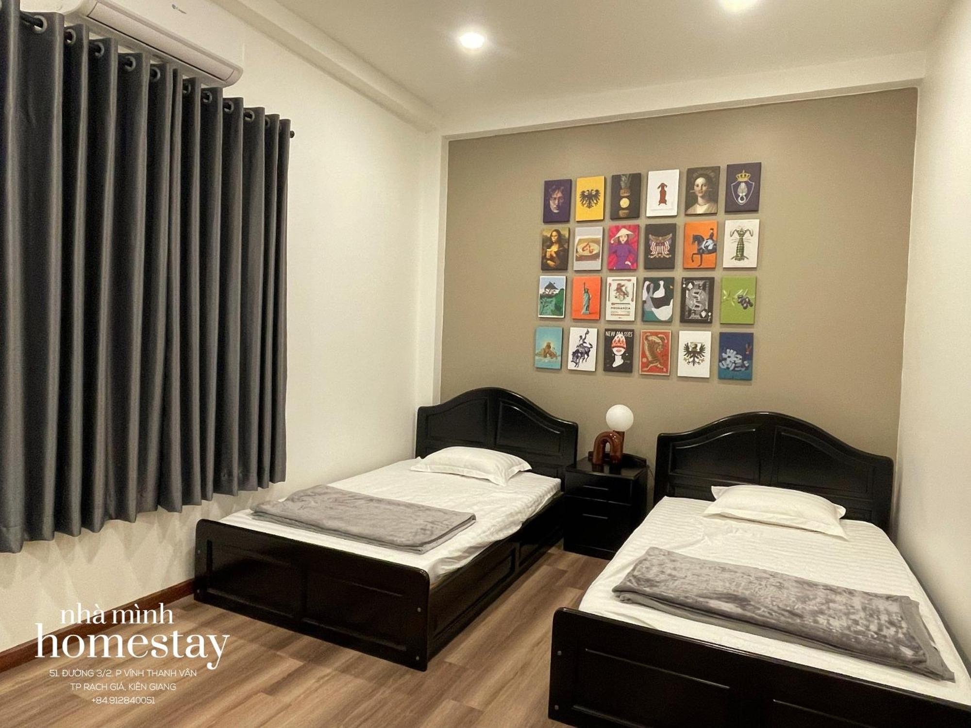 Nha Minh Homestay Rạch Giá Exterior foto